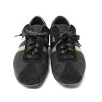 【現品限り】GUCCI（グッチ） GG柄スニーカー 靴 キャンバス スエード 黒 【中古A】