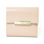 【現品限り】Cartier（カルティエ） 3つ折コンパクト財布 ラブコレクション カーフ ピンク L3000748 【中古SA】