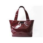 【現品限り】Ferragamo（フェラガモ） トート エナメル ボルドー 【中古B】