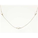 【現品限り】Tiffany（ティファニー） バイザヤード ネックレス シルバー925 シルバー/パール 【中古A】