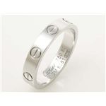 【現品限り】Cartier（カルティエ） ミニラブリング WG #50 K18WG ホワイトゴールド 【中古A】