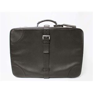 【現品限り】PRADA(プラダ) トランクケース カーフ ダークブラウン VV0010 【中古A】