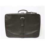 【現品限り】PRADA（プラダ） トランクケース カーフ ダークブラウン VV0010 【中古A】
