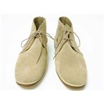 【現品限り】LOUIS VUITTON（ルイ ヴィトン） ショートブーツ 靴 スエード ベージュ 【中古SA】
