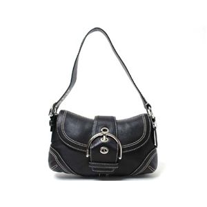 【現品限り】COACH（コーチ） ソーホー スモールショルダー カーフ ブラック 10316 【新品同様】
