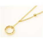 【現品限り】Damiani（ダミアーニ） Dサイド ネックレス ブラッドピット K18YG ダイヤ イエローゴールド 【中古A】