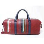 【現品限り】BOTTEGA VENETA（ボッテガヴェネタ） ボストンバッグ マルチカラー カーフ 赤 【未使用】