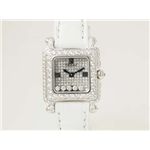 【現品限り】Chopard（ショパール） ハッピースポーツ WG ベゼル・文字盤 時計 K18WG ダイヤ 文字盤:ダイヤ 27/6852/20 【中古A】