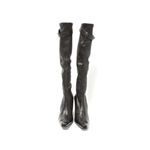 【現品限り】CHANEL（シャネル） ロングブーツ #35 靴 カーフ ブラック 【中古A】
