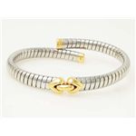 【現品限り】BVLGARI（ブルガリ） ドッピオ クオレ ブレス K18YG SS イエローゴールド/シルバー 【中古A】