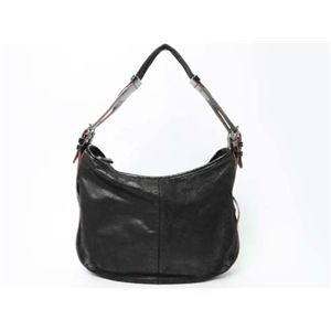 【現品限り】Loewe（ロエベ） ショルダーバッグ カーフ ブラック 【中古BC】