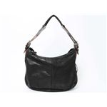 【現品限り】Loewe（ロエベ） ショルダーバッグ カーフ ブラック 【中古BC】