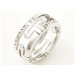 【現品限り】BVLGARI（ブルガリ） パレンテシ リング WG #47 K18WG ホワイトゴールド 【中古A】