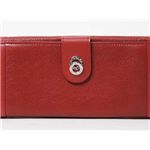 【現品限り】BVLGARI（ブルガリ） ドッピオトンド Wホック長財布 25226 ゴートスキン レッド 【未使用】