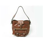 【現品限り】Chloe（クロエ） ショルダーバッグ カーフ ブラウン 【中古A】