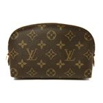 【現品限り】LOUIS VUITTON（ルイ ヴィトン） 化粧ポーチ ポシェットコスメティック モノグラムキャンバス モノグラム M47515 【中古A】