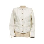 【現品限り】CHANEL（シャネル） コットンジャケット コットン100% オフホワイト 【中古AB】