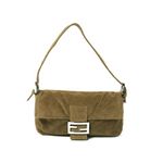 【現品限り】FENDI（フェンディ） バケット コーデュロイ カーキ/金具:シルバー 【中古A】