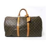 【現品限り】LOUIS VUITTON（ルイ ヴィトン） キーポル55 スト付きタイプ モノグラムキャンバス モノグラム M41414 【中古B】