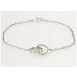 【現品限り】Cartier（カルティエ） ベビーラブブレス WG K18WG ホワイトゴールド 【中古A】