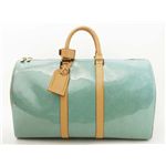 【現品限り】LOUIS VUITTON（ルイ ヴィトン） マーサー ヴェルニ ブルー M91001 【中古AB】
