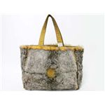 【現品限り】CHANEL（シャネル） ハンドバッグ ポーチ付き ラパン ホワイト/イエロー 【中古B】