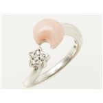 【現品限り】リング K18WG ダイヤ0.06ct ホワイト 【中古A】