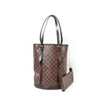 【現品限り】LOUIS VUITTON（ルイ ヴィトン） バケツ 大 ポーチ付き スペシャルオーダー ダミエキャンパス ダミエ 【中古B】