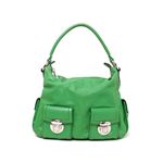 【現品限り】MARC JACOBS（マークジェイコブス） ハンドバッグ カーフ グリーン 【中古A】