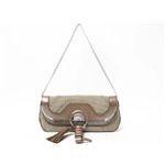 【現品限り】Celine（セリーヌ） チェーンショルダー キャンバス カーフ ベージュ 【未使用】