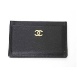 【現品限り】CHANEL(シャネル) カードケース 黒 【中古AB】