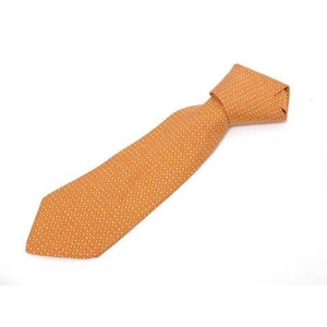 【現品限り】HERMES(エルメス) ネクタイ オレンジ 【中古AB】