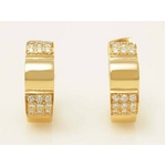  【現品限り】CHANEL（シャネル） K18YG ピアス ダイヤ 【中古SA】