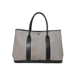 【現品限り】HERMES（エルメス） ガーデンパーティPM グレー【中古AB】