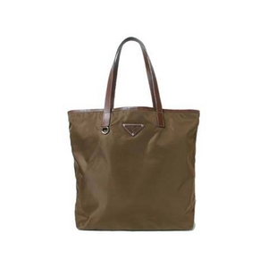 【現品限り】PRADA（プラダ） ナイロントート ブラウン BR4371 【中古A】
