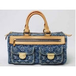 【現品限り】LOUIS VUITTON（ルイ ヴィトン）モノグラムデニム ネオスピーディ ブルー M95019【中古A】