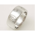 【現品限り】Cartier（カルティエ） ハッピーバースデーリング LM WG #48【中古SA】