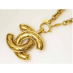 【現品限り】CHANEL(シャネル) ネックレス ココ ゴールド 【中古AB】