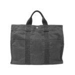 【現品限り】HERMES（エルメス） エールライントートMM グレー 【中古AB】