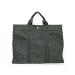 【現品限り】HERMES（エルメス） エールライントートMM グレー 【中古AB】