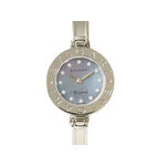 【現品限り】BVLGARI（ブルガリ） Bzero1ウォッチ バングル 12Pダイヤ シェル文字盤 レディース クォーツ BZ22S 【中古SA】