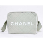 【現品限り】CHANEL（シャネル） スポーツラインショルダー グレー/白 【中古SA】