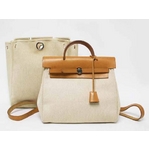 【現品限り】HERMES（エルメス） エールリュックPM ナチュラル 【中古B】