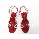 【現品限り】JILL STUART（ジルスチュアート） サンダル 赤/白 【中古A】