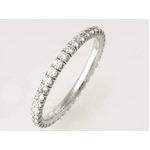 【現品限り】Cartier（カルティエ） ウェディングリング エタニティ ダイヤ WG #51【中古A】
