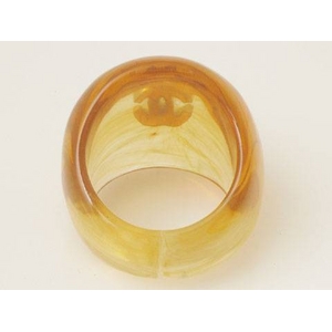 【現品限り】シャネル プラリング　ココ　アメ色【中古A】