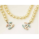 【現品限り】シャネル ココ ロング パールネックレス【中古SA】