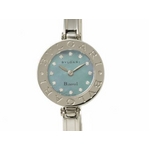【現品限り】BVLGARI（ブルガリ） Bzero1ウォッチ バングル 12Pダイヤ シェル文字盤 レディース クォーツ BZ22S 【中古SA】