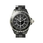 【現品限り】CHANEL（シャネル） J12 33mm ブラックセラミック H0682 クォーツ レディース 【中古A】