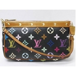 【現品限り】LOUIS VUITTON（ルイヴィトン） マルチカラー アクセサリーポーチ 黒 M92648 【中古B】